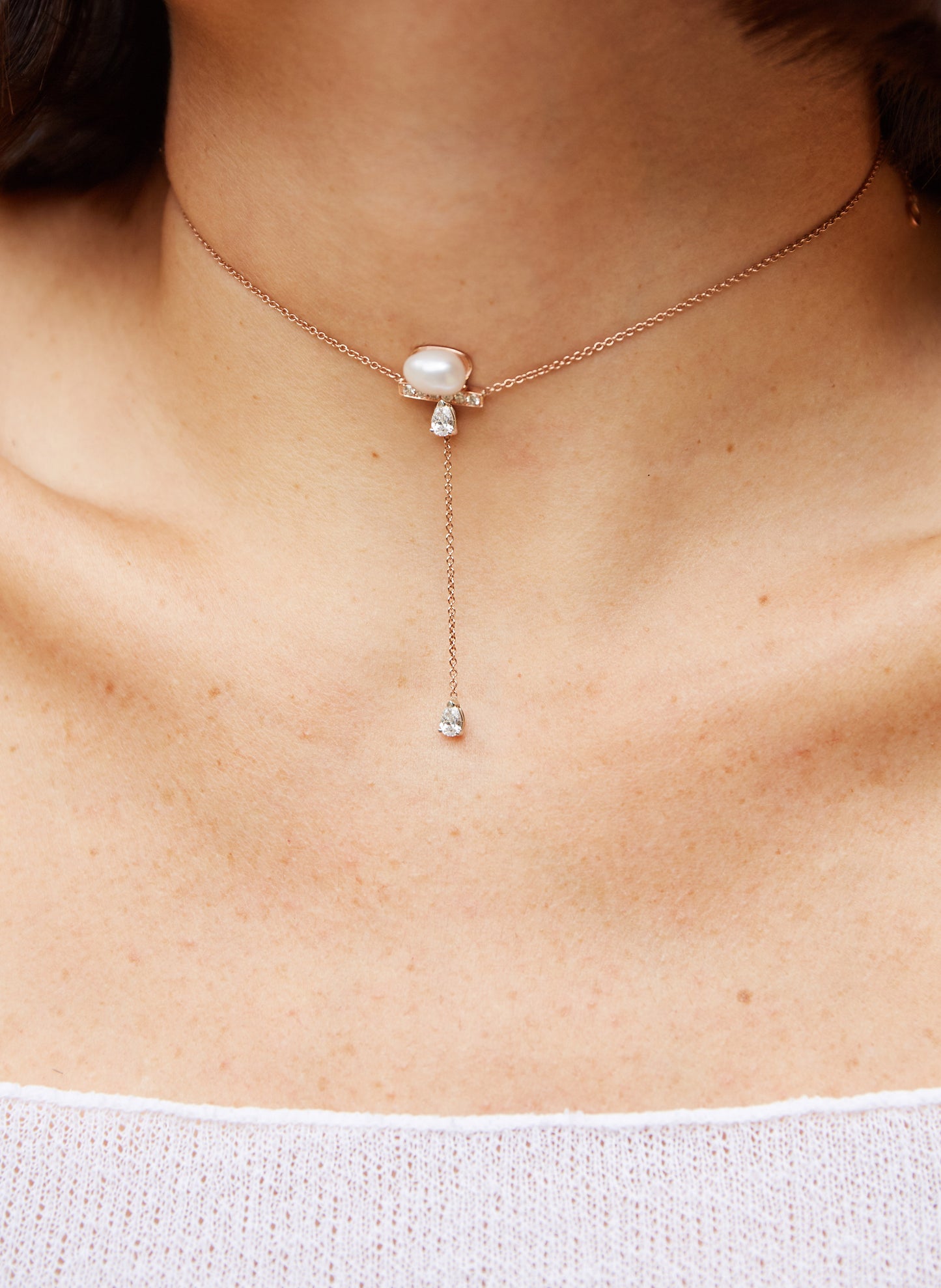 moon tear necklace