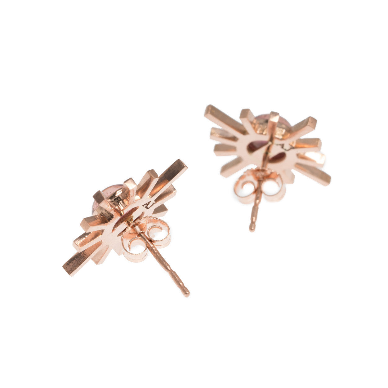 Yellow Tourmaline Single Sun Earring