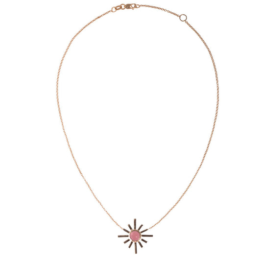 Pink Tourmaline Sun Choker