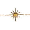 Yellow Tourmaline and Pave Diamond Reversible Necklace