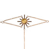 Yellow Tourmaline Sun Hand Chain