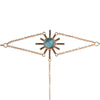 Amaya Jones Blue Tourmaline Sun Hand Chain