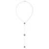Amaya Jones Blue Tourmaline and Pave Diamond Triple Sun Necklace