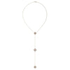 Pink Tourmaline and Pave Diamond Reversible Necklace