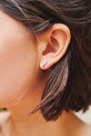 moon and star stud